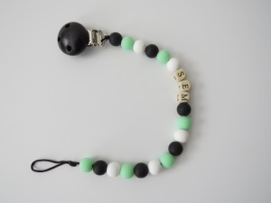 Speenketting zwart/groen